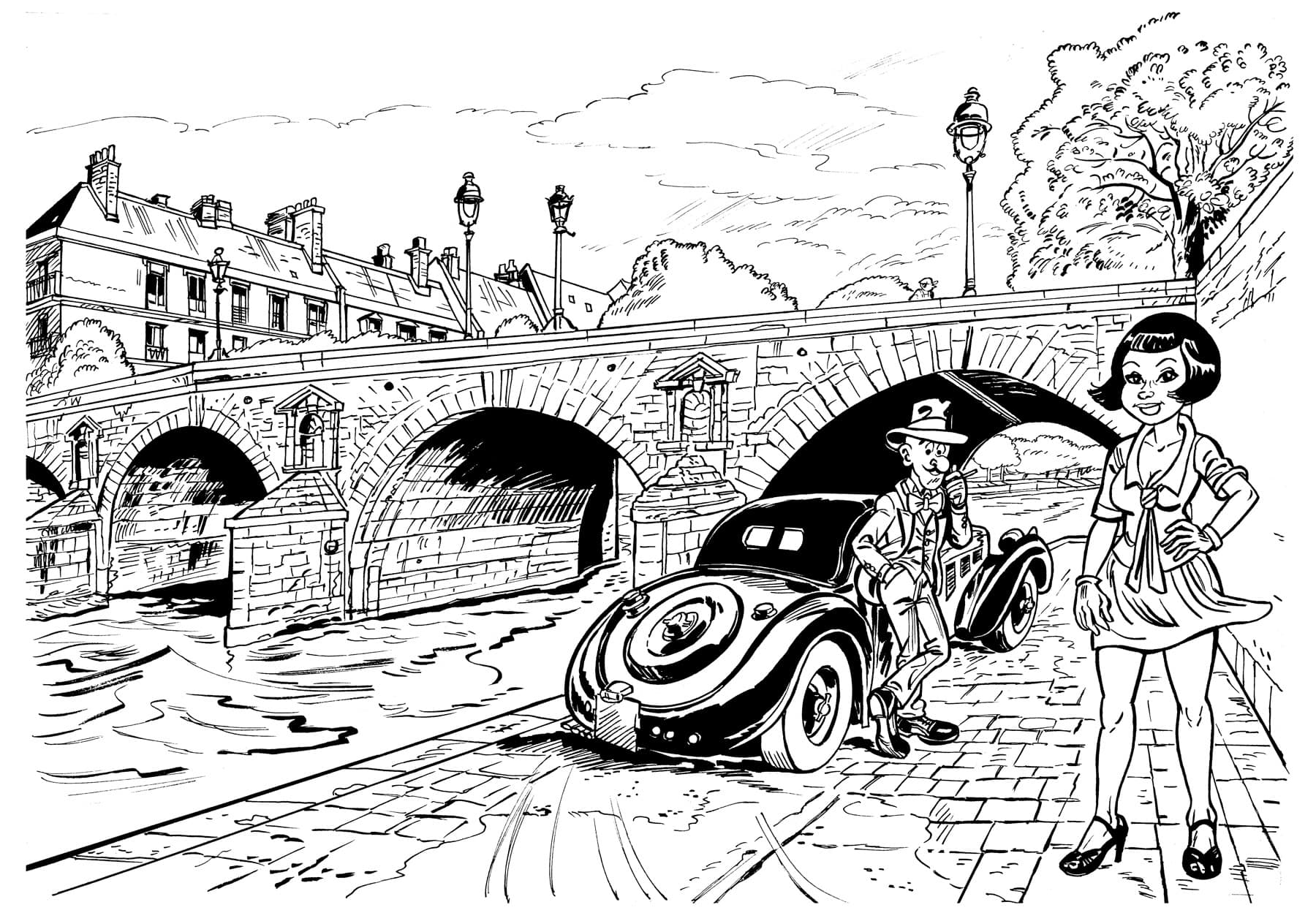 Toni Radev 2 Max Debris interior pages for french edition cover