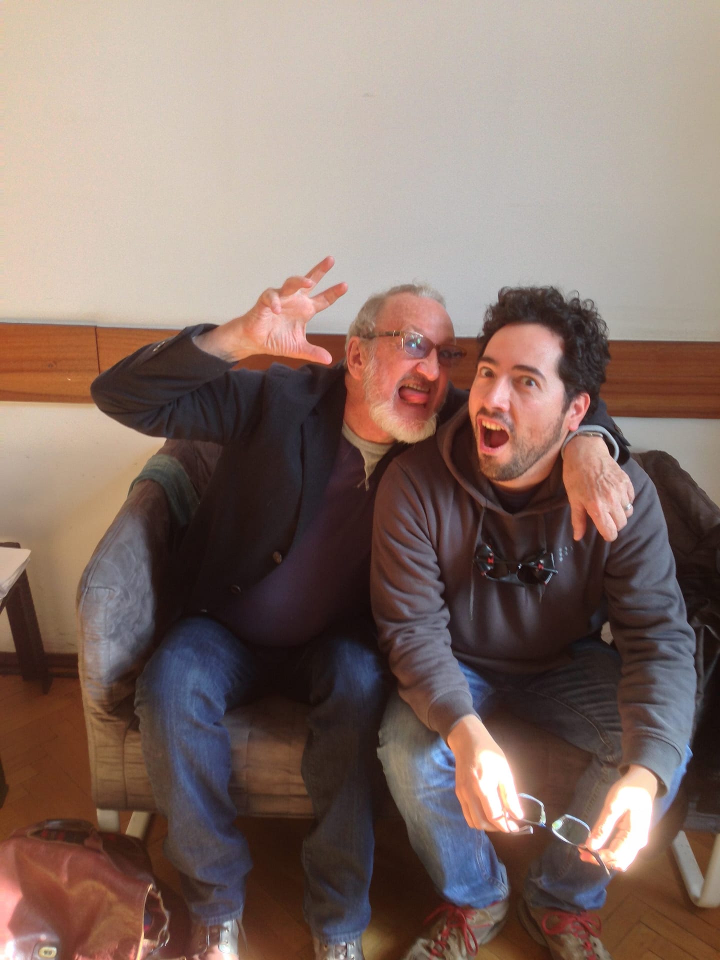 Patricio Valladares 4 Patricio Valladares with Robert Englund9 rotated
